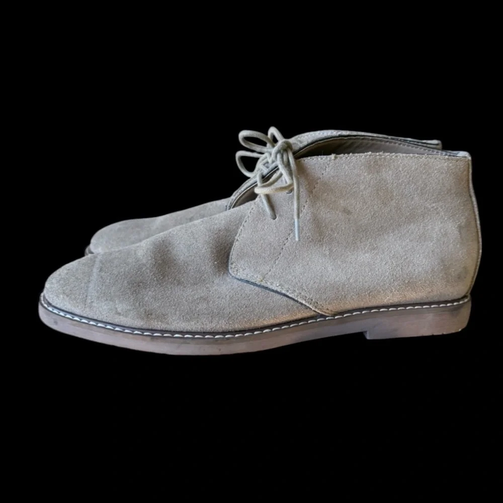 Banana Republic Men's Suede Desert Chukka Boots Sand 1 Tan Size 10
